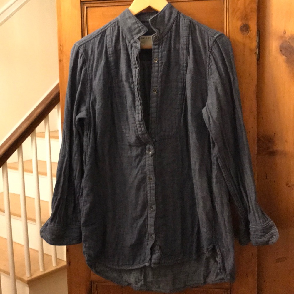 Rag and bone chambray tunic